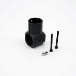 25mm Tee Joint JMRRC X1000 Drone Frame Kit Parts Three-way Landing Gear Connector Carbon Fiber Tube Clamp DIY Drone Accessories